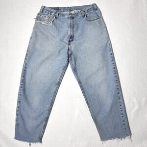 Vintage Levis 560 Jeans Mens 36x27 Relaxed Straight Barrel Leg Tapered Y2K USA